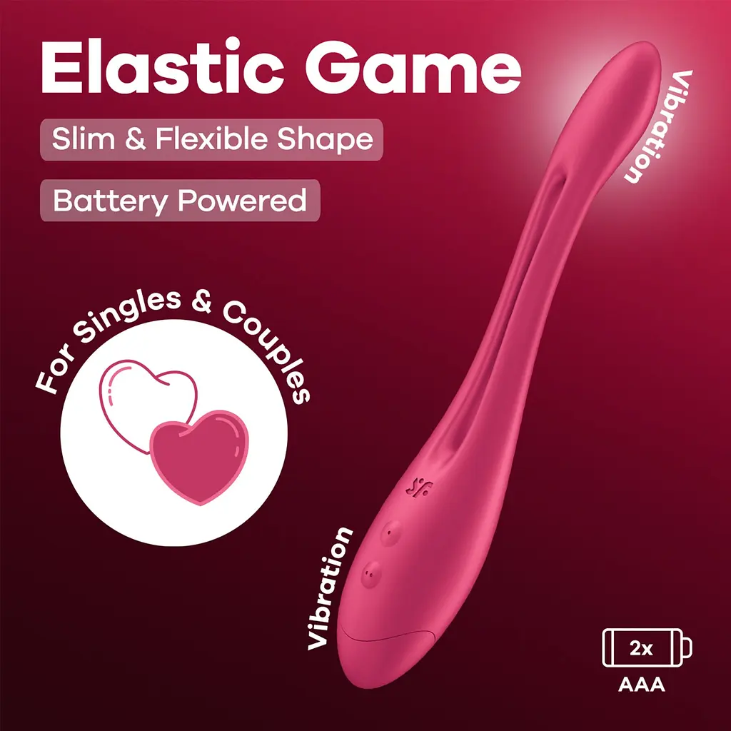 Універсальний гнучкий вібратор для пар Satisfyer Elastic Game Battery Series - фото 6