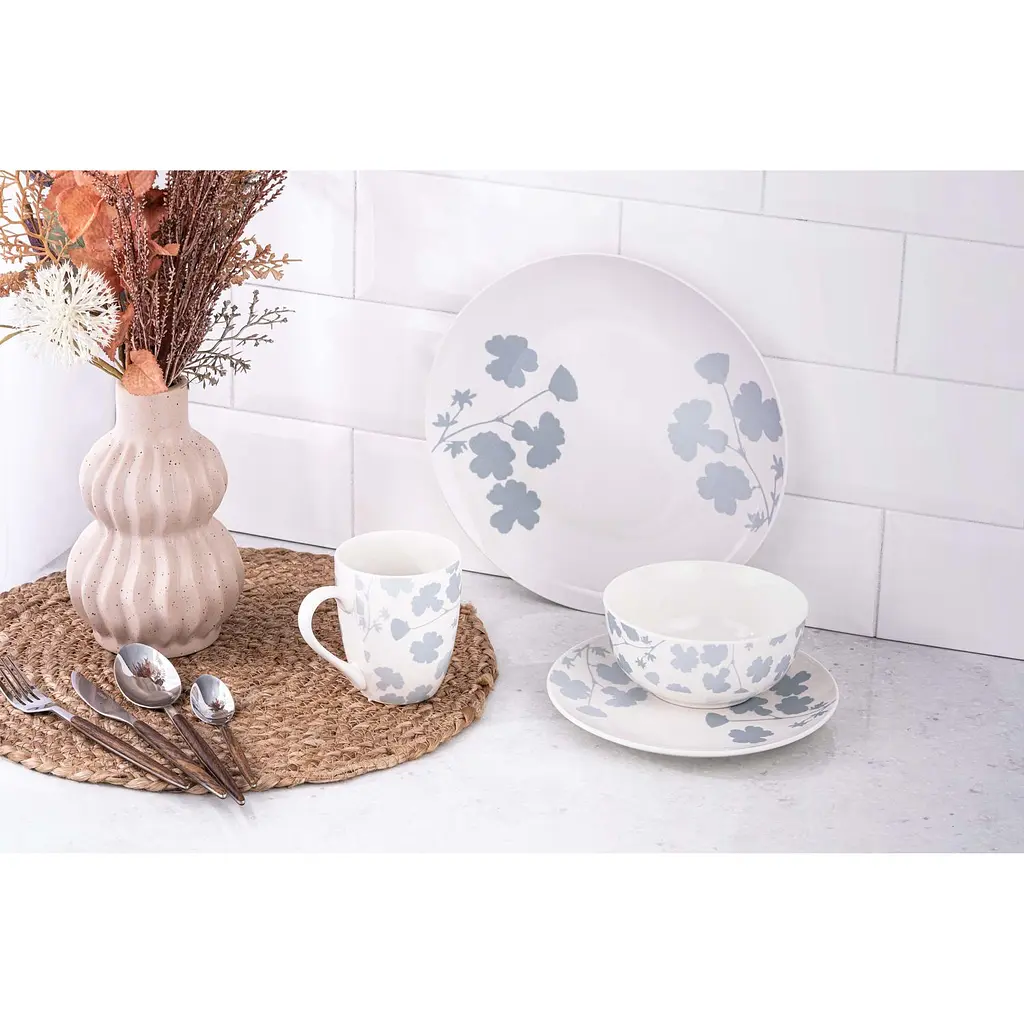 Тарілка обідня Ardesto Capri 26.8 см біло-блакитна (AR0427CWB) - фото 5