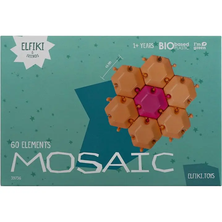 Розвиваюча іграшка Elfiki Мозаїка, 60 елементів (39736) - фото 2