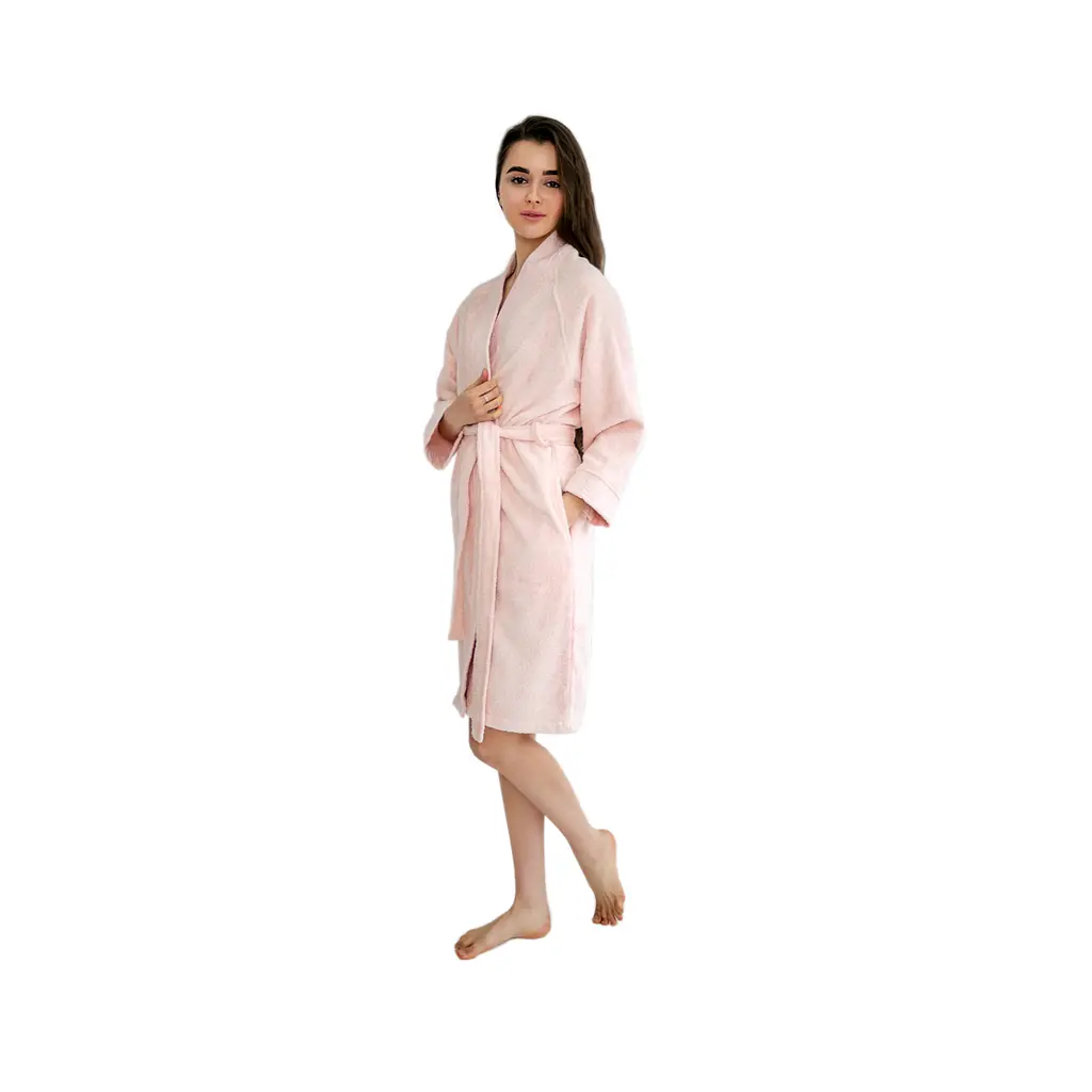 Халат махровий Irya - Nera pudra L/XL пудра - фото 2