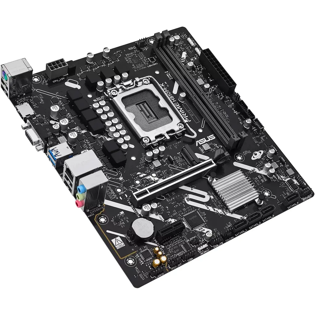 Материнська плата ASUS PRIME H810M-K (PRIME H810M-K) (Socket 1851, Intel H810, Micro-ATX) - фото 4