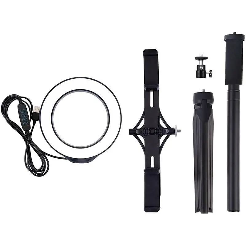 Кільцева USB LED лампа Puluz PKT3038 6.2"+ штатив - фото 2