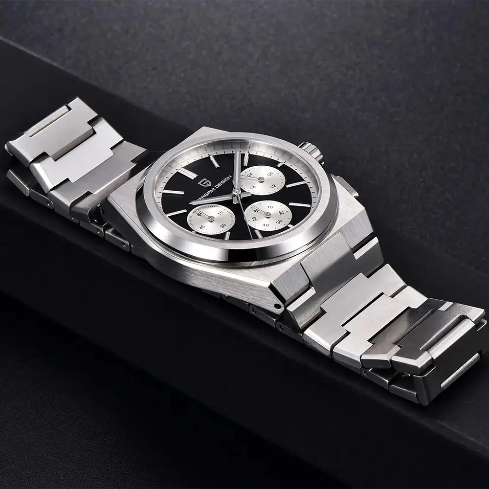 Чоловічий наручний годинник PD-1761 Silver-Black Pagani Design acs0031193 - фото 3