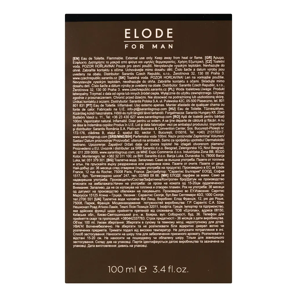 Туалетная вода для мужчин Elode Free Land, 100 мл - фото 4