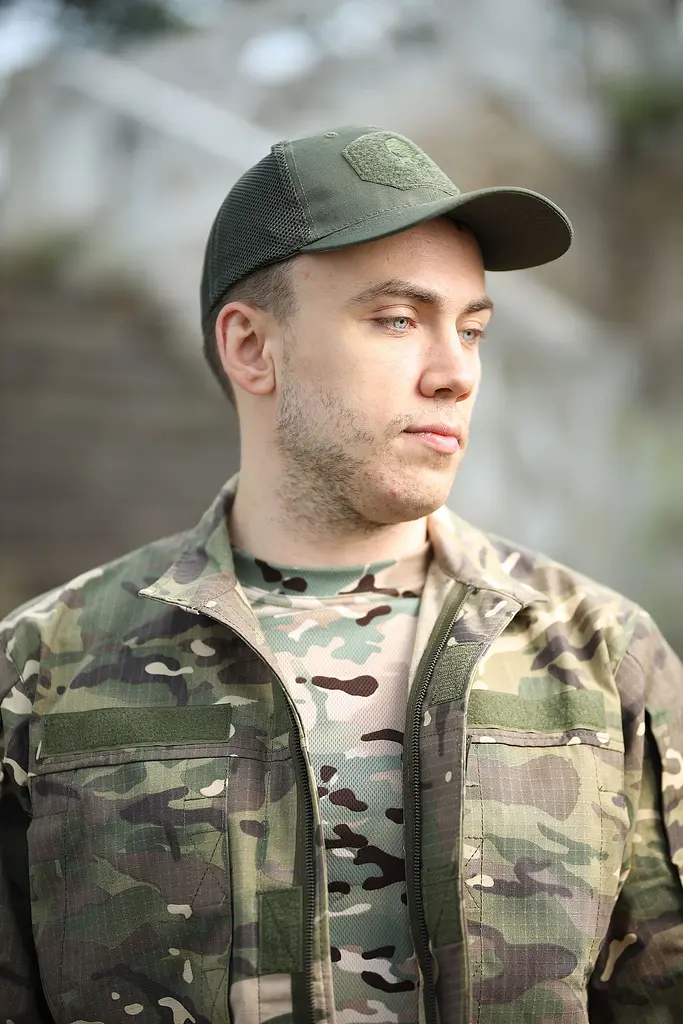 Бейсболка тактична Punisher Rip-Stop Olive - фото 2