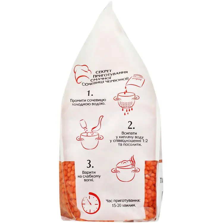 Сочевиця Trapeza червона, 500 г (786788) - фото 3