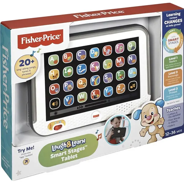 Інтерактивна іграшка Fisher-Price Smart stages Розумний планшет українською (FBR86) - фото 2