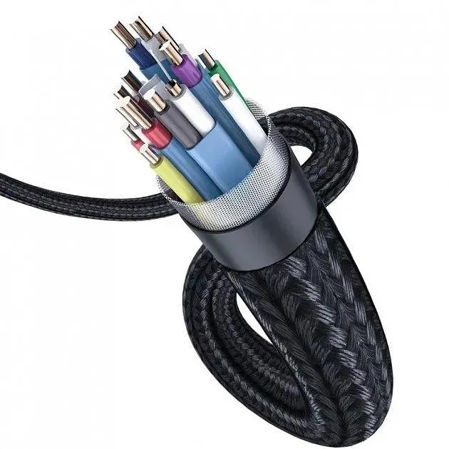 Кабель Baseus Enjoyment Series HDMI - HDMI 4KHD 5m CAKSX-E0G Black-Grey - фото 3
