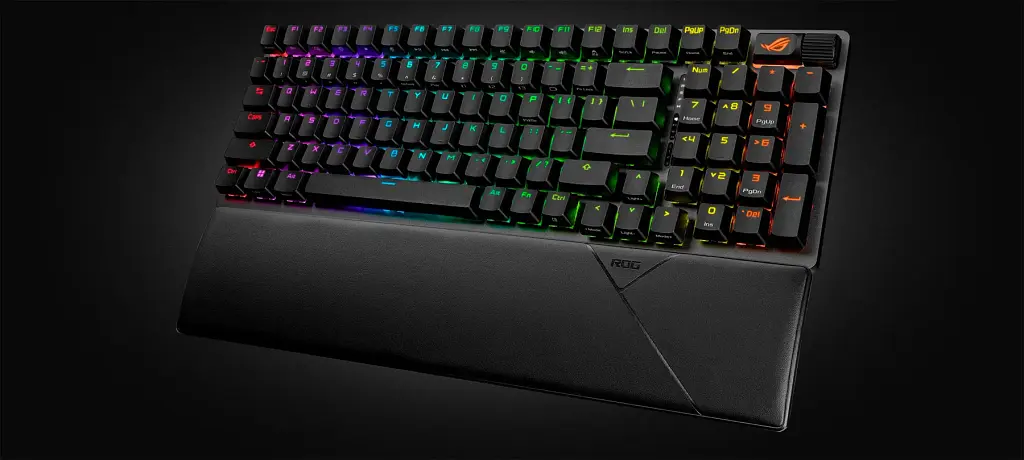 Клавіатура Asus ROG Strix Scope II 96 RGB NX Wireless White [90MP037A-BKUA30] [126944] - фото 12