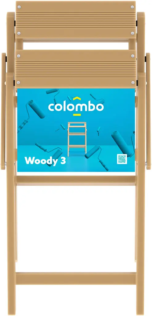 Драбина Colombo Woody 3 щаблі (G130LL3W) - фото 2