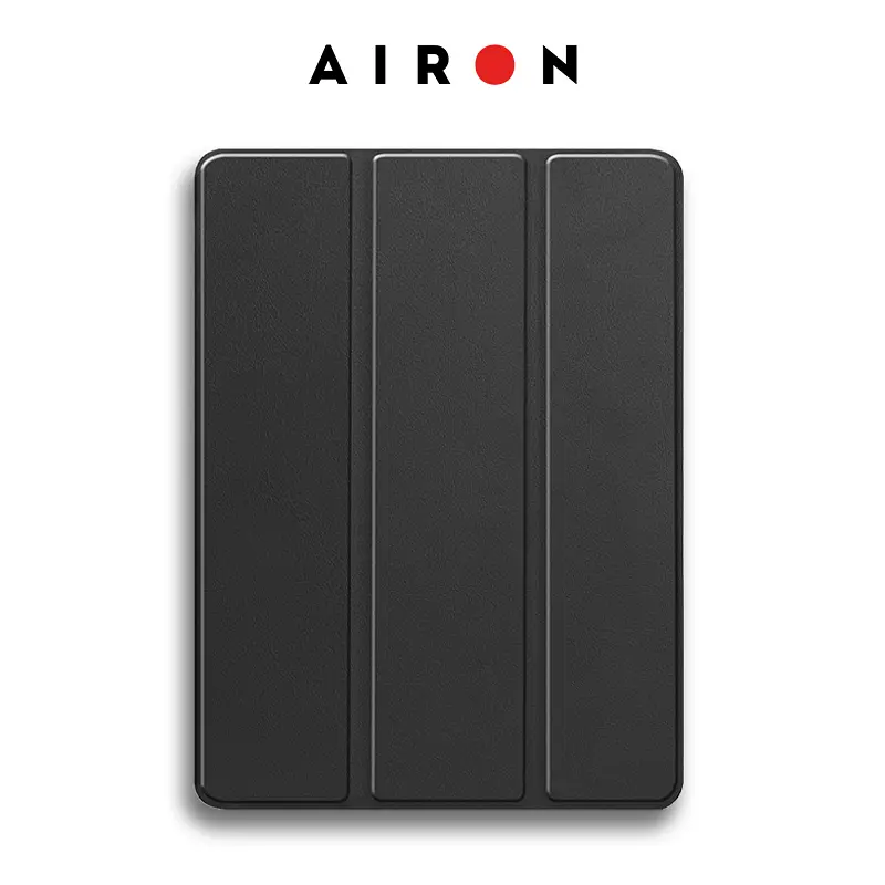 Чехол AIRON Premium SOFT для iPad Pro 11 2024 с защитной пленкой и салфеткой Black - фото 3