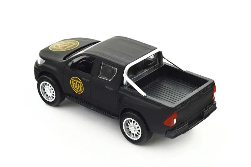 Іграшкова машинка позашляховик Toyota Hilux Шеврони Героїв TechnoDrive KM6118 - фото 6