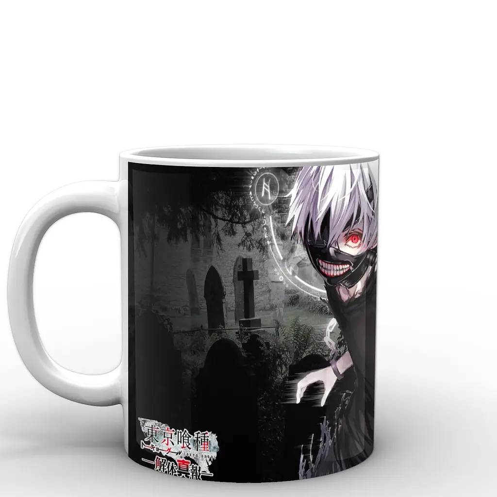 Кухоль GeekLand Tokyo Ghoul Токійський гуль постер TG.02.012 330 мл білий - фото 2