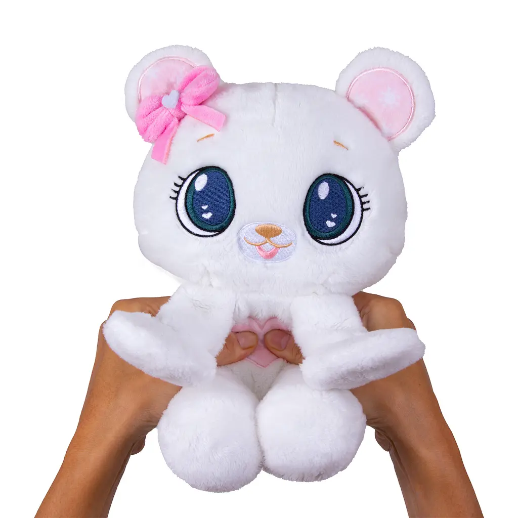 М’яка іграшка Peekapets Ведмедик білий 30 см (907874) - фото 3