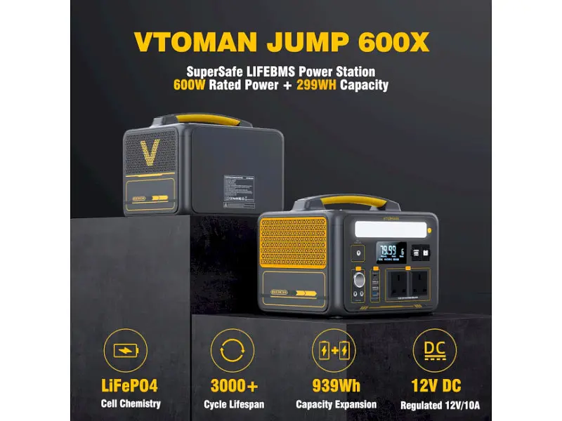 Додаткова батарея для зарядної станції Vtoman PB-23 (Jump 600X Extra Battery) - фото 5
