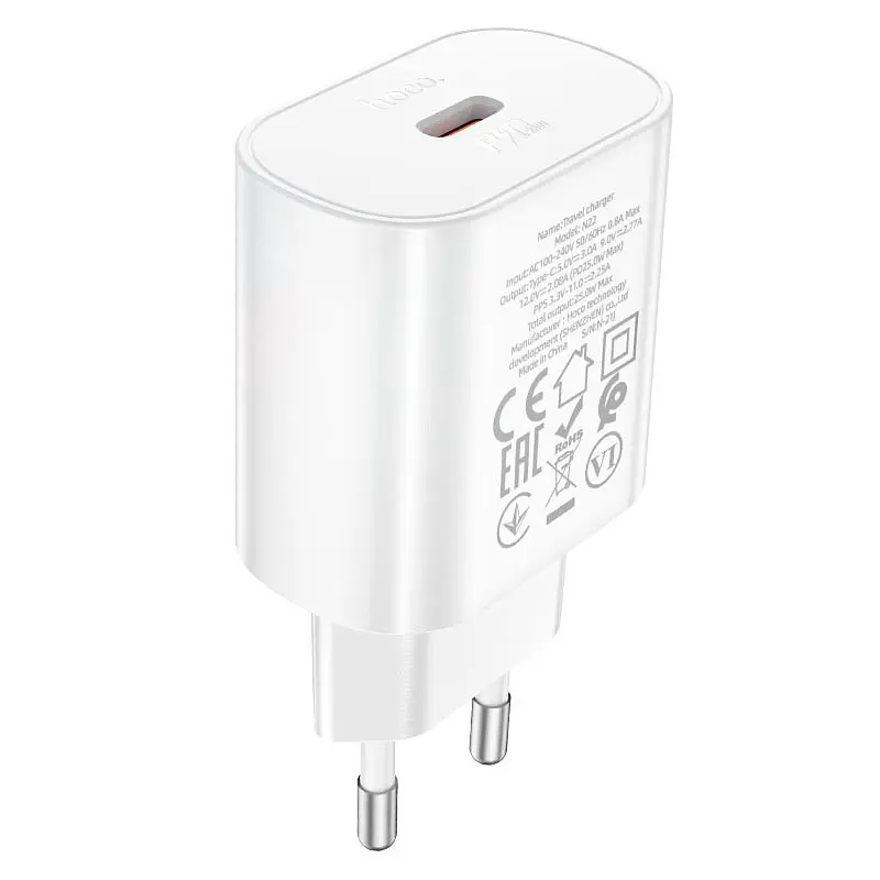 МЗП Hoco N22 Jetta PD25W (1USB-C) Білий - фото 3