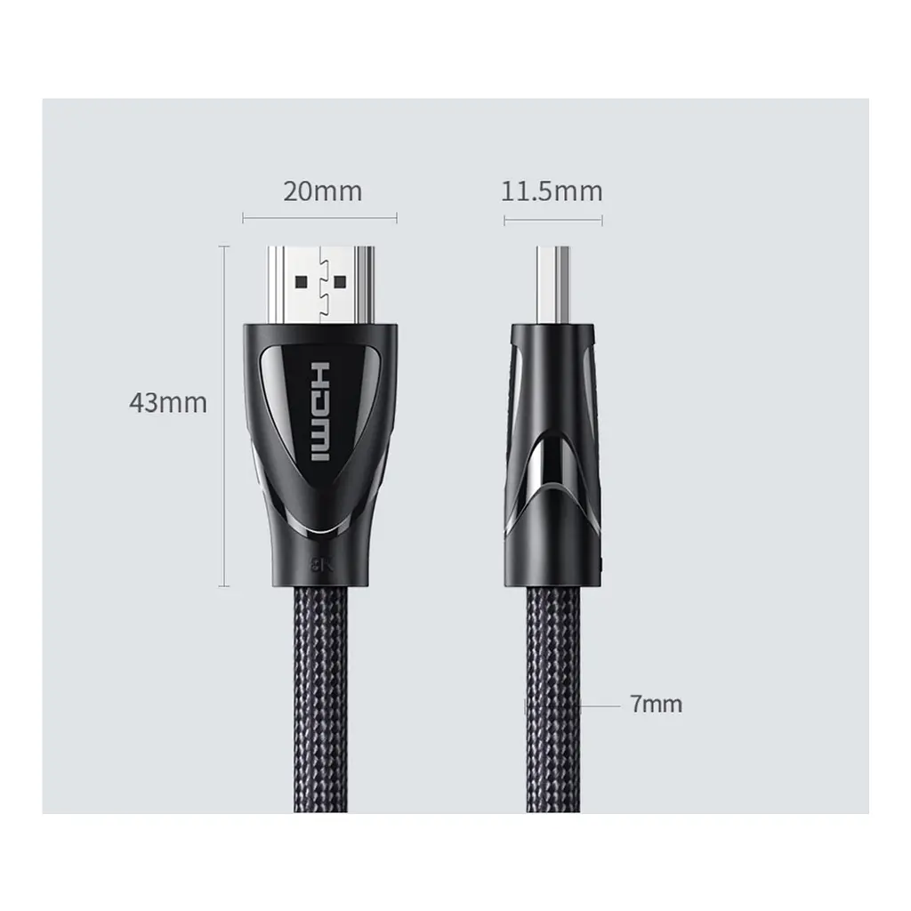 Кабель мультимедійний HDMI M to HDMI M 3.0m V2.1 Ugreen (80404) - фото 4