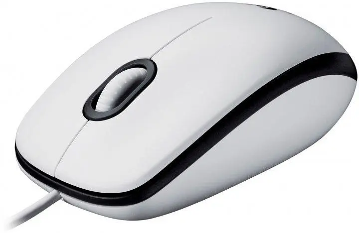 Миша Logitech Mouse M100 Білий (6853363)