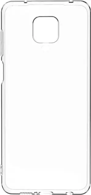 Чохол Silicone Case WS Xiaomi Redmi Note 9 Pro/Poco M2 Pro Прозорий