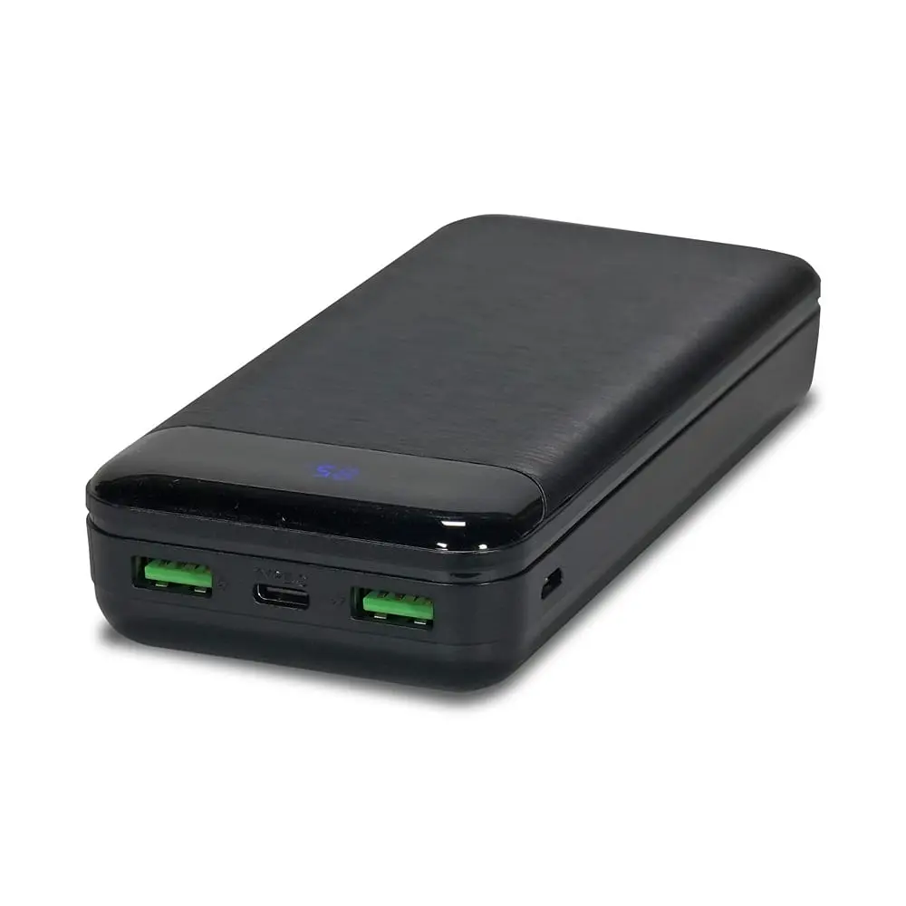 Повербанк 20000mAh Power Bank Kraft KPB-2020FC Black 22.5W QC3.0 (43-00094) - фото 4