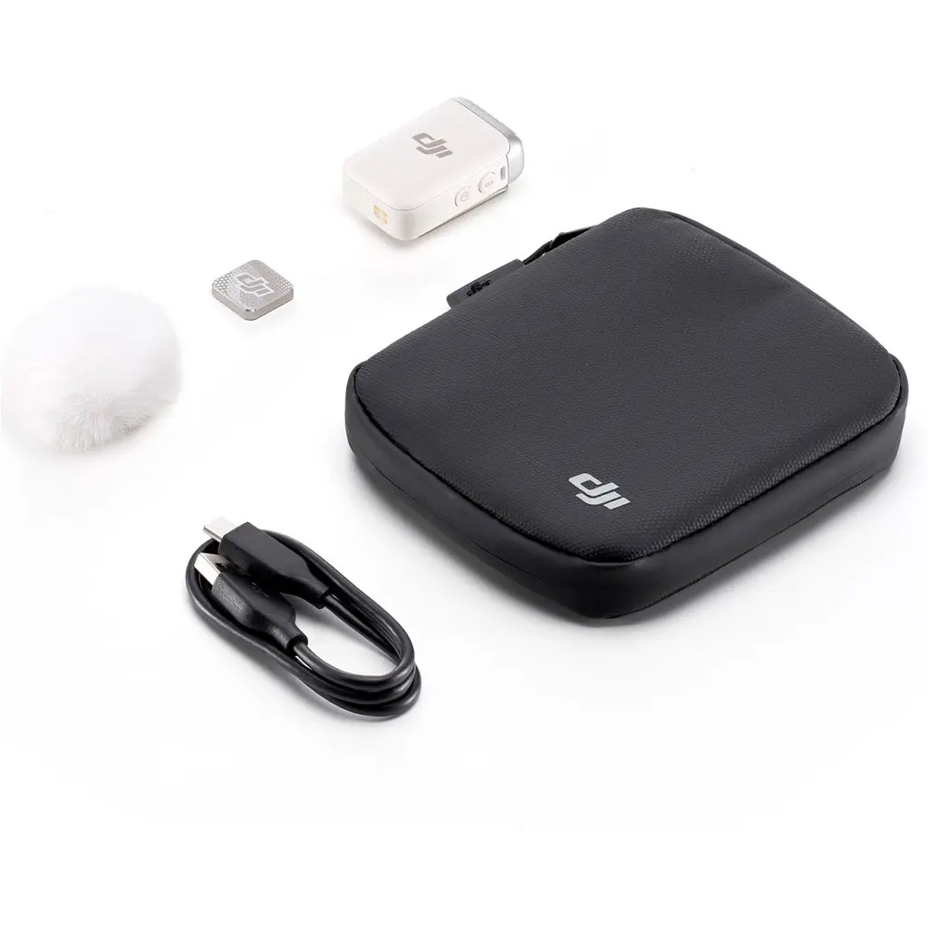 Передавач радіосистеми DJI Mic 2 Transmitter Pearl White (CP.RN.00000329.01) [104406] - фото 6
