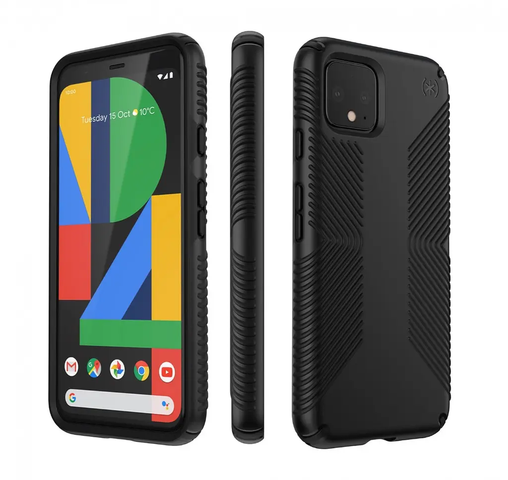 Чохол протиударний з антимікробним покриттям Speck Presidio Grip для Google Pixel 4 Black - фото 5