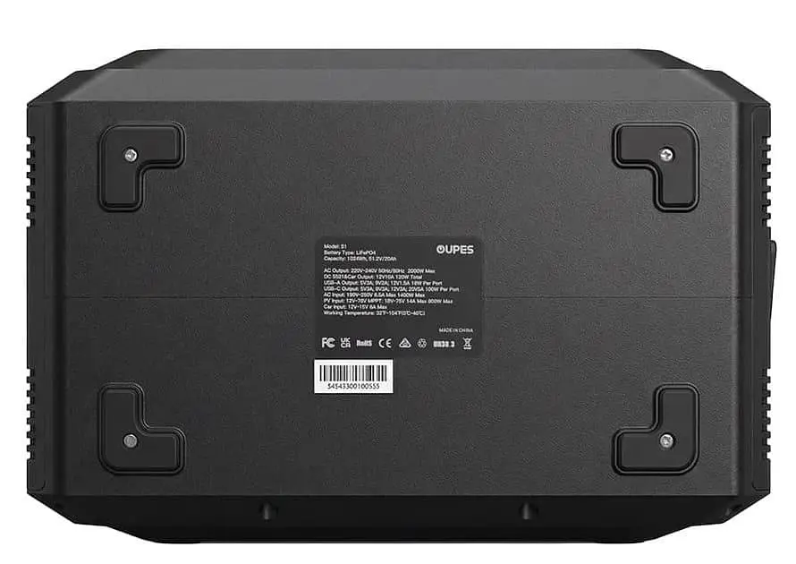 Зарядная станция OUPES Mega 1 S1 2048 Вт/ч / 2000 Вт / 1024 Вт/ч / LiFePO4 (42-00306) - фото 11
