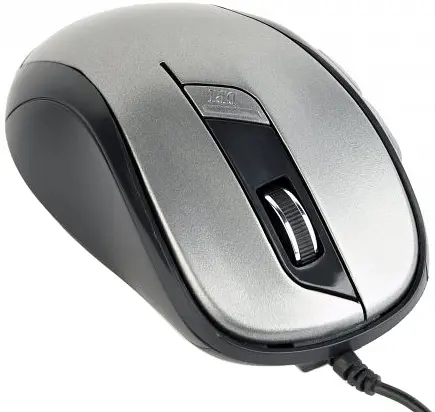 Миша Gembird MUS-6B-01-BG USB black/grey - фото 2