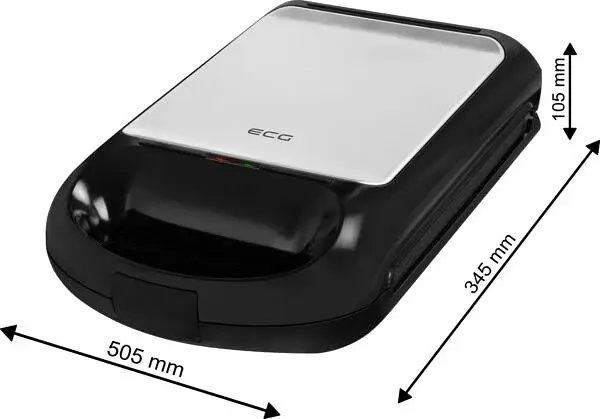 Сендвічниця — вафельниця — гриль 3 в 1 ECG S 4310 QUATTRE - фото 9