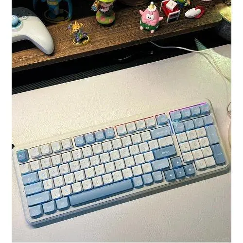 Клавіатура MCHOSE K99 V2 RGB Mechanical Icy Creamsicle Switch Wireless (MC-K99V2-4) Небесно-блакитний - фото 8