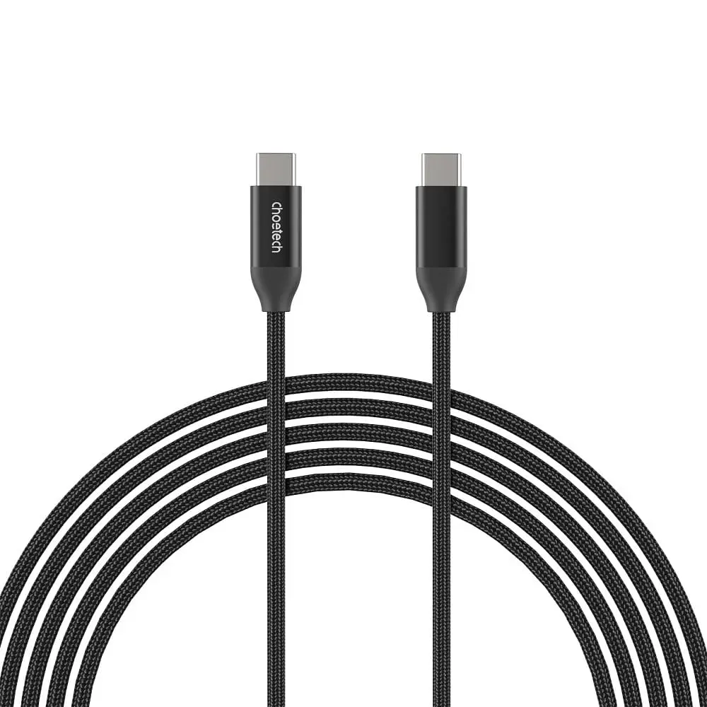 Кабель Choetech ХСС-1036 Black USB-C to USB-C PD3.1 240W 2m (43-00126) - фото 2