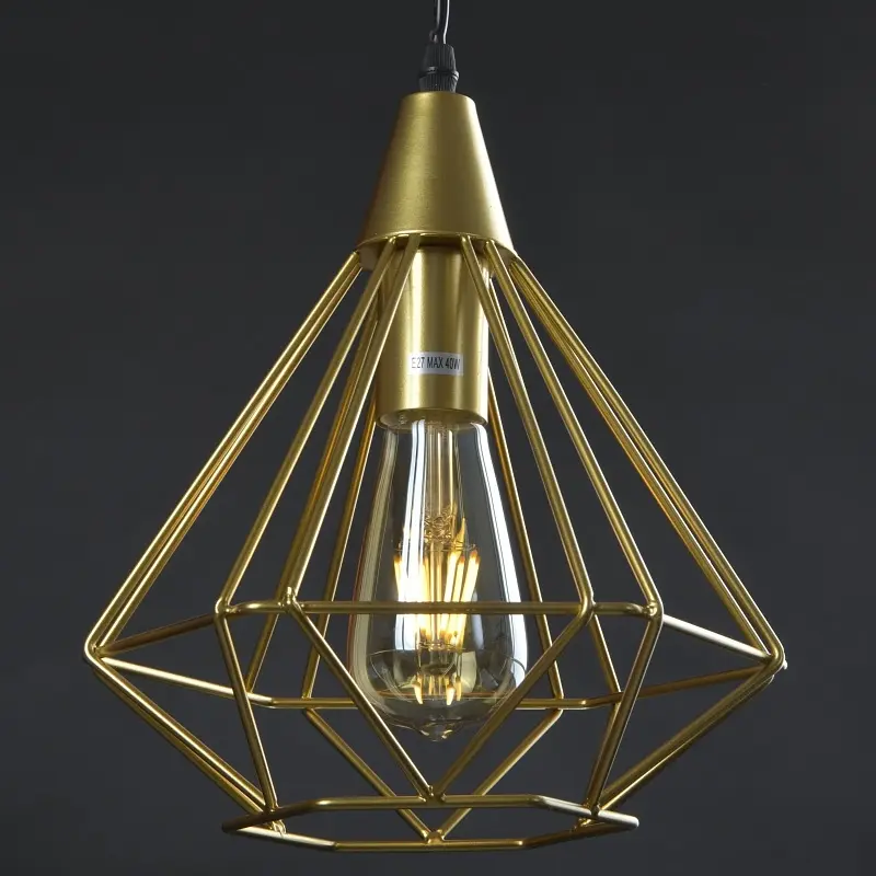 Люстра Brille подвесная лофт в спальню E27 60W G (BL-393S/1) - фото 8