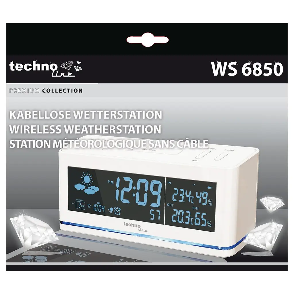 Метеостанція Technoline WS6850 White (WS6850) - фото 5