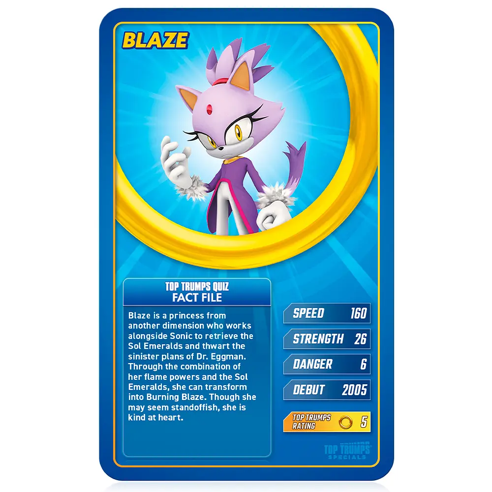 Настільна гра Winning Moves Sonic Top Trumps Card Game EN - фото 4