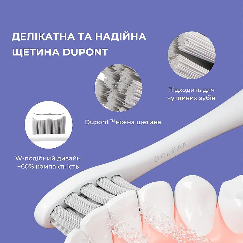 Электрическая зубная щетка Oclean Endurance Color Edition Purple - фото 4