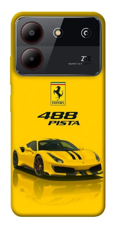 TPU чохол Demsky Yellow beast для ZTE Blade A54 4G