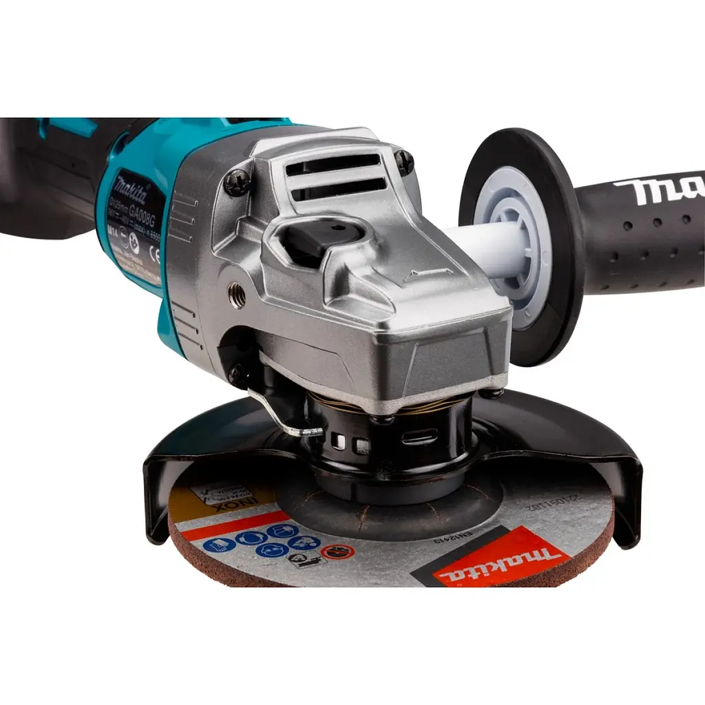 Шліфмашина кутова акумуляторна Makita GA008GZ (125 мм, 8500 об/хв, BL, XGT, без акумуляторів та зарядного пристрою) - фото 3