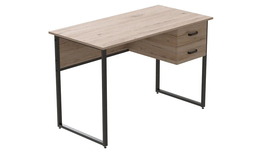Комп'ютерний стіл Ferrum-decor Таккота 75x140x70 чорний ДСП Дуб Артізан 16мм (FRD-101957) - фото 4