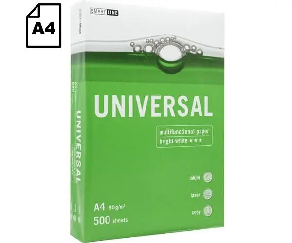Smart Line Universal, 500 аркушів, Смарт Лайн Папір офісний білий, Клас В, 80г/м2 - фото 3