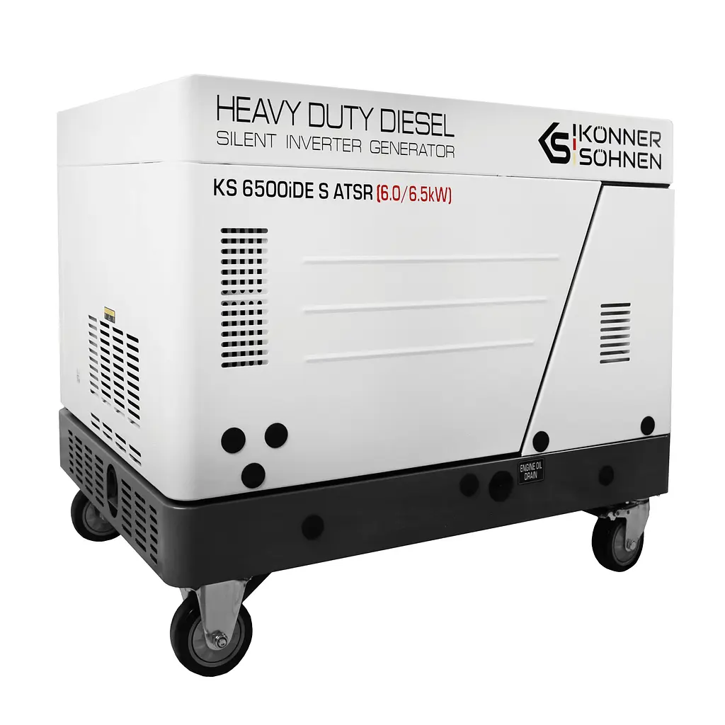 Генератор Konner&Sohnen KS 6500iDE S ATSR інверторний дизельний 6/6.5 кВт