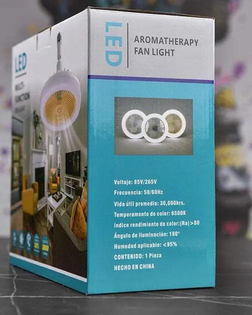 Лампа-вентилятор Fan Light LK23 LED E27 з пультом - фото 3
