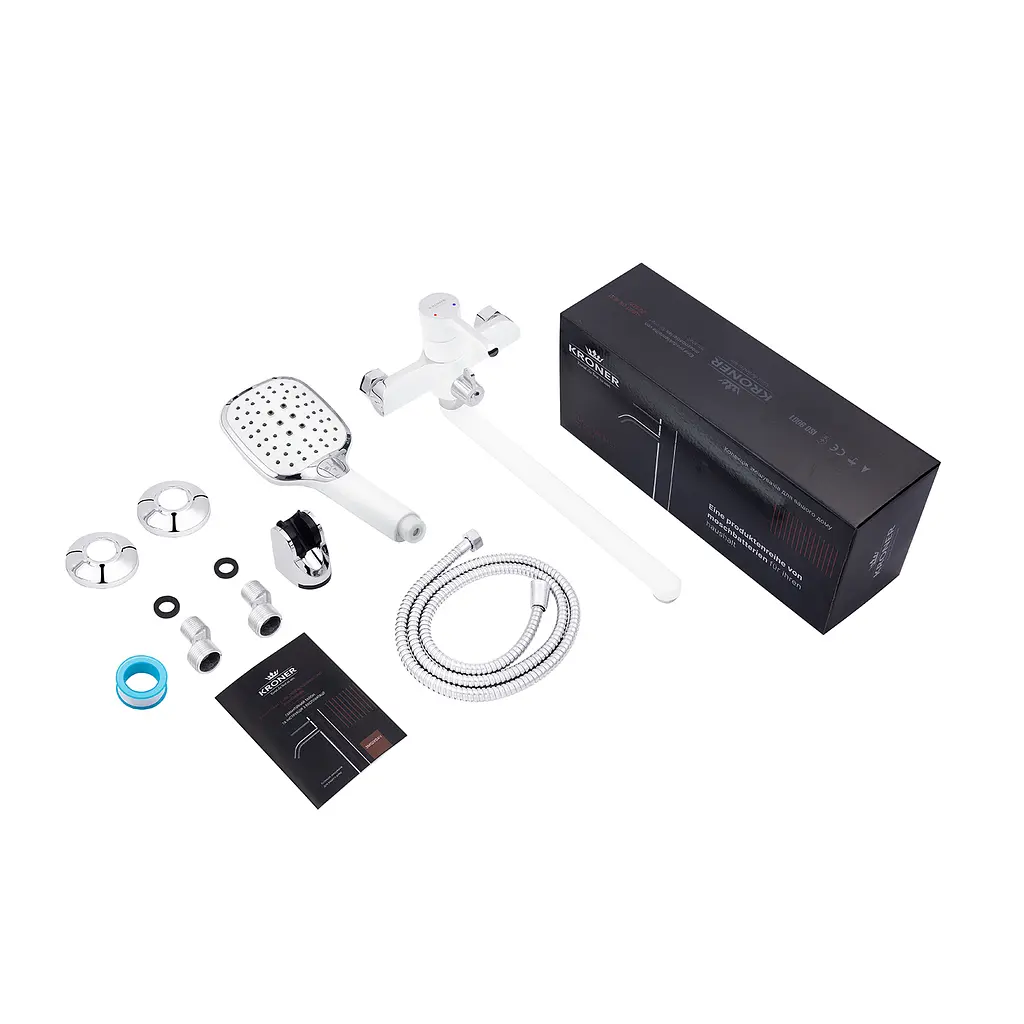 Змішувач для ванної Kroner KRP Essen - W070 CV024331 Хром - фото 6