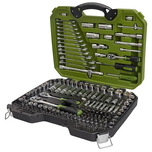 Універсальний набор інструменту 1/4" & 3/8"&1/2" , 218 предм (НГ-4218П) Alloid