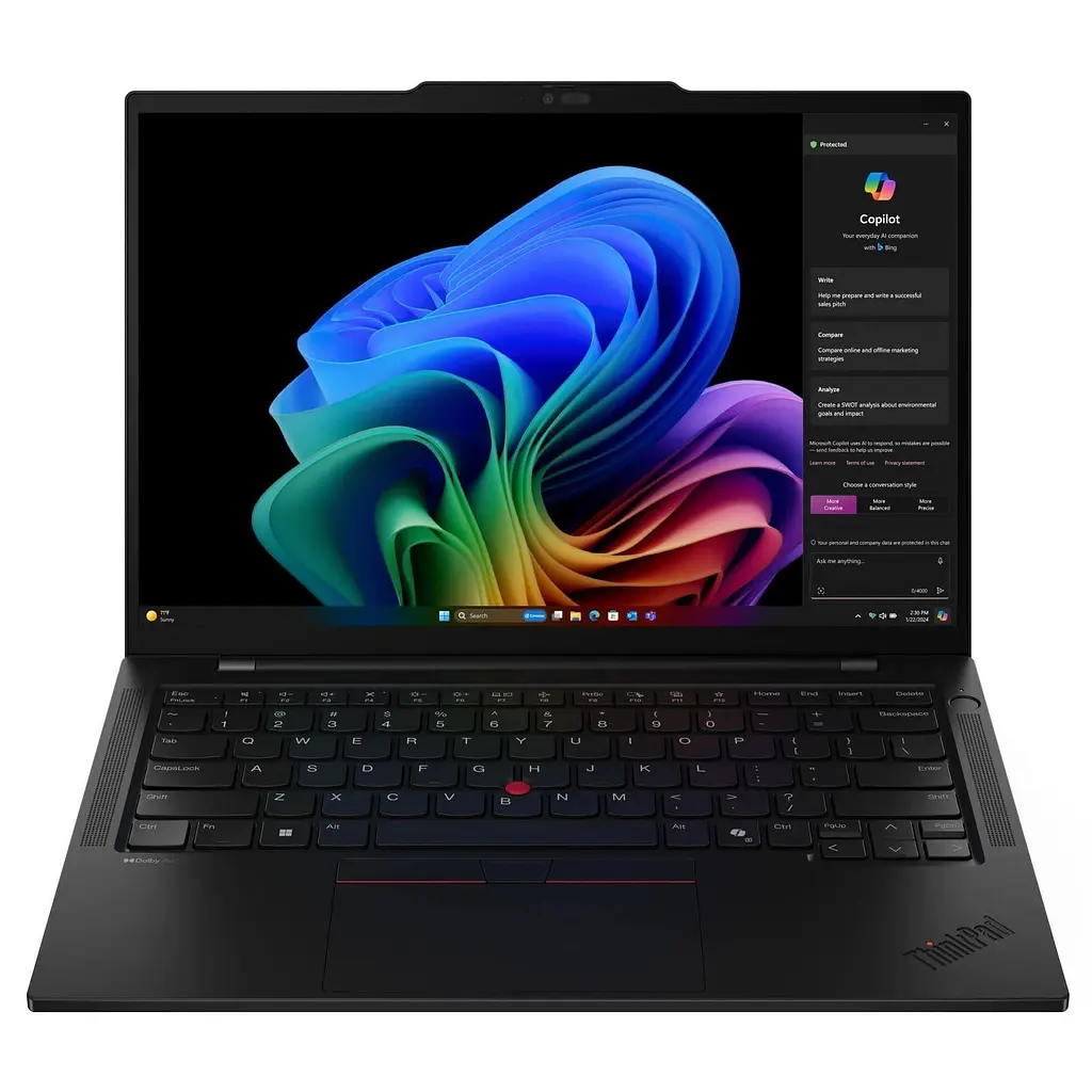 Ноутбук Lenovo ThinkPad T14s Gen 6 (14, Intel U7-255U, 32 GB, 1 TB, Intel Graphics, W11P) Black (21R1006BRA)