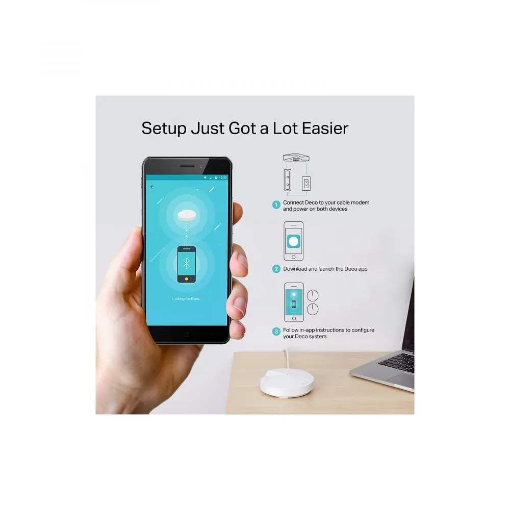 Wi-Fi роутер/повторитель TP-Link Deco M5 (2-pack) - фото 5