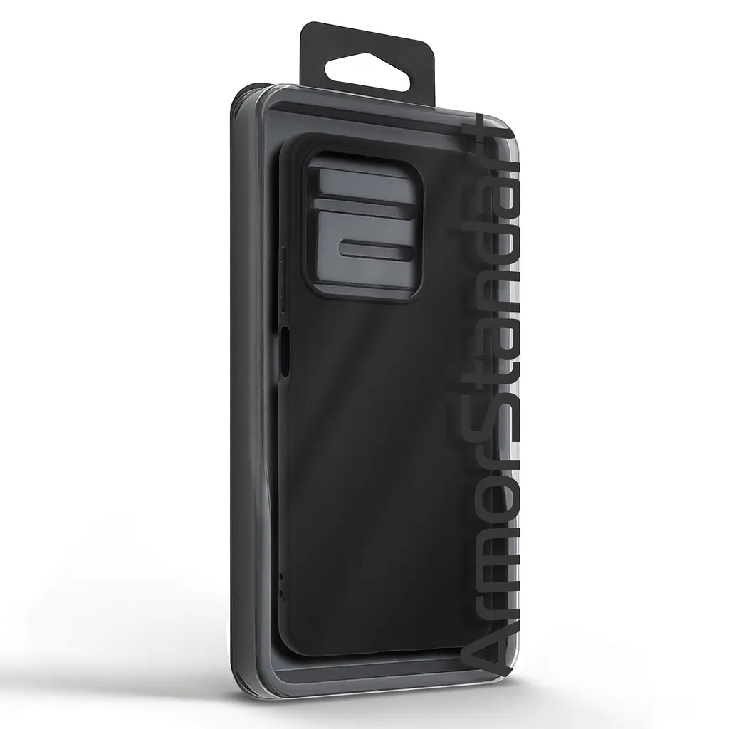 Чехол-накладка для смартфона Realme C63 4G/C61 4G/Note 60 4G/Note 60X 4G противоударный, силиконовый, термополиуретановый (ТПУ), с защитой камеры и корпуса, черный, защита всего корпуса, ArmorStandart (ARM78457) - фото 5