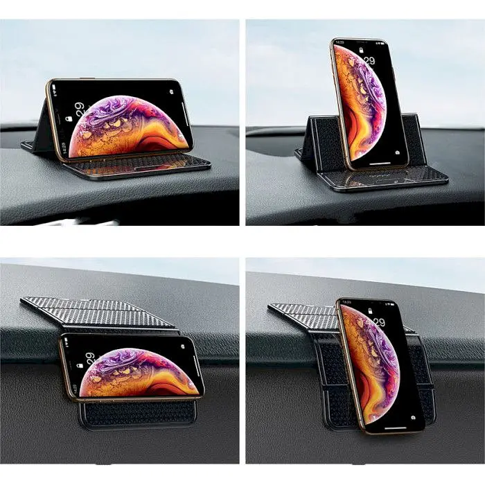 Автотримач Baseus Folding Bracket Antiskid Pad SUWNT-01 (Black) [67190] - фото 6