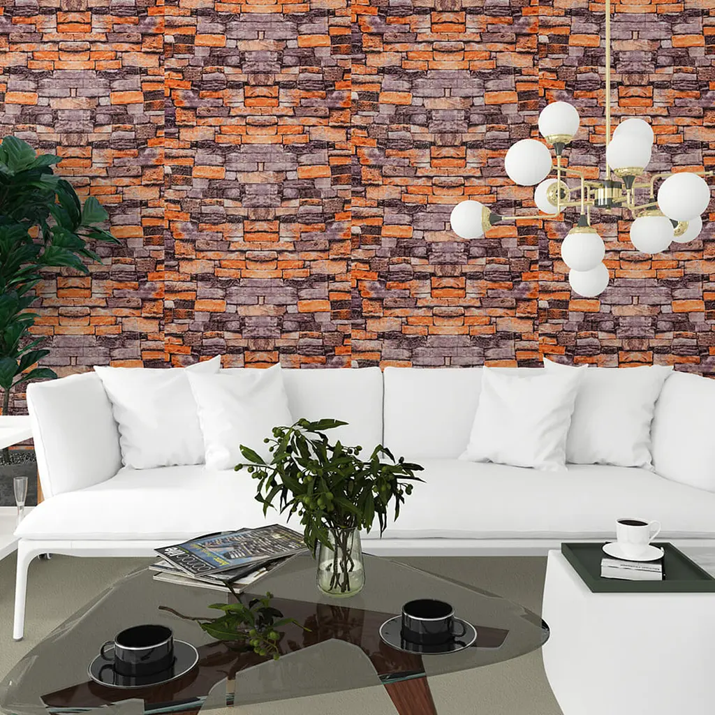 Самоклеюча 3D панель піщаник катеринослав цегла Sticker Wall 3080х700х3мм - фото 6