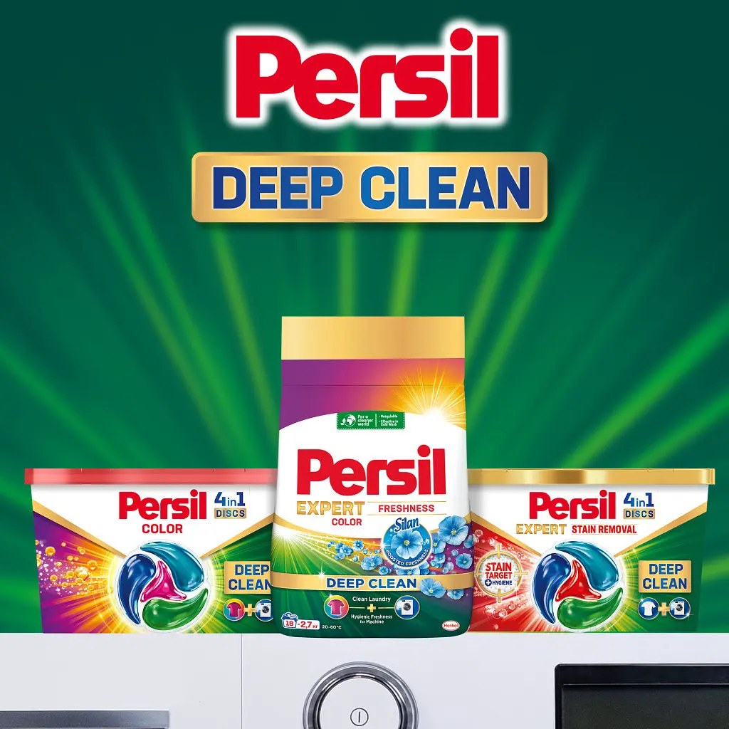 Пральний порошок Persil Expert Deep Clean Автомат Color Свіжість від Silan 1.2 кг (9000101804652) - фото 6