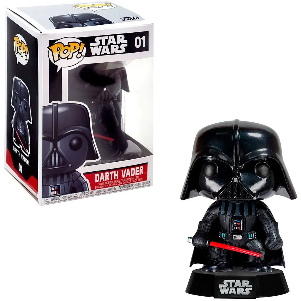 Ігрова фігурка Funko Pop Зоряні війни Дарт Вейдер зі світловим мечем (2300) - фото 2